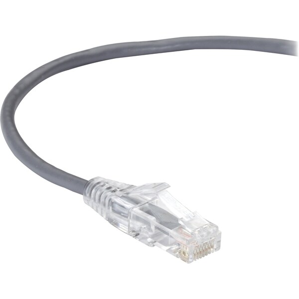 Black Box Slim-Net Cat6 250-Mhz 28-Awg Stranded Ethernet Patch Cable - C6PC28-GY-02 - main